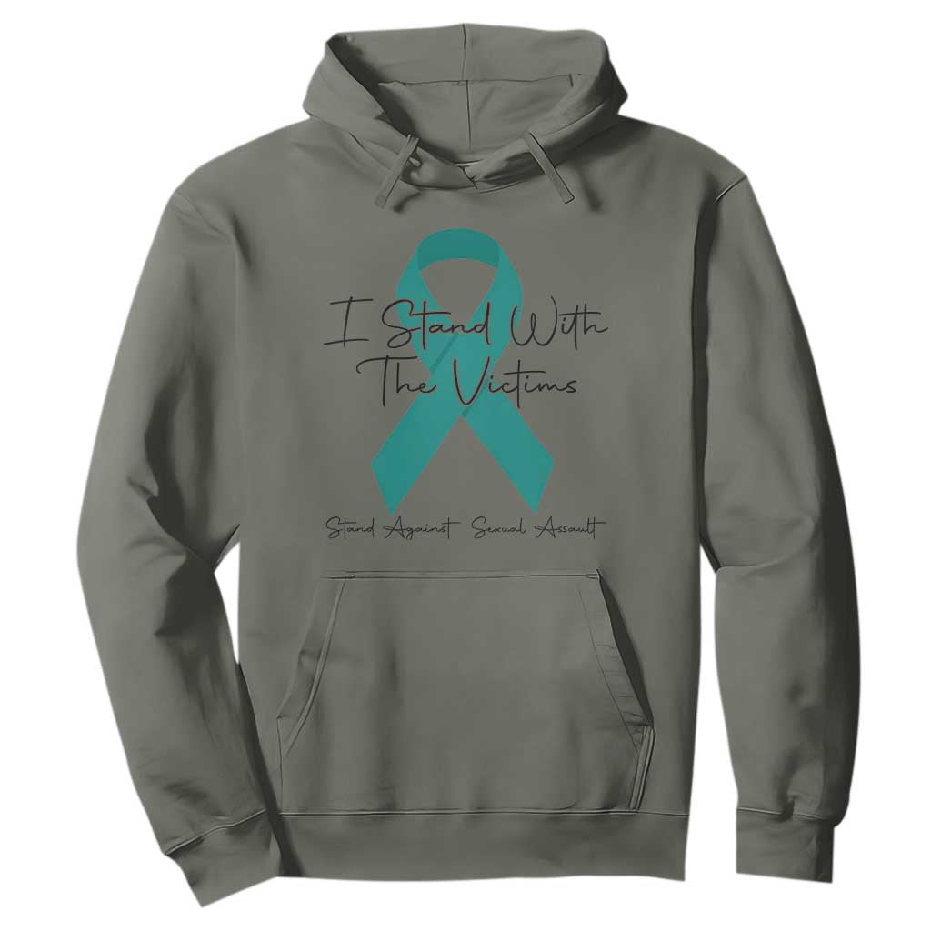 Sexual Assault Prevention Support Hoodie I Stand With The Victims