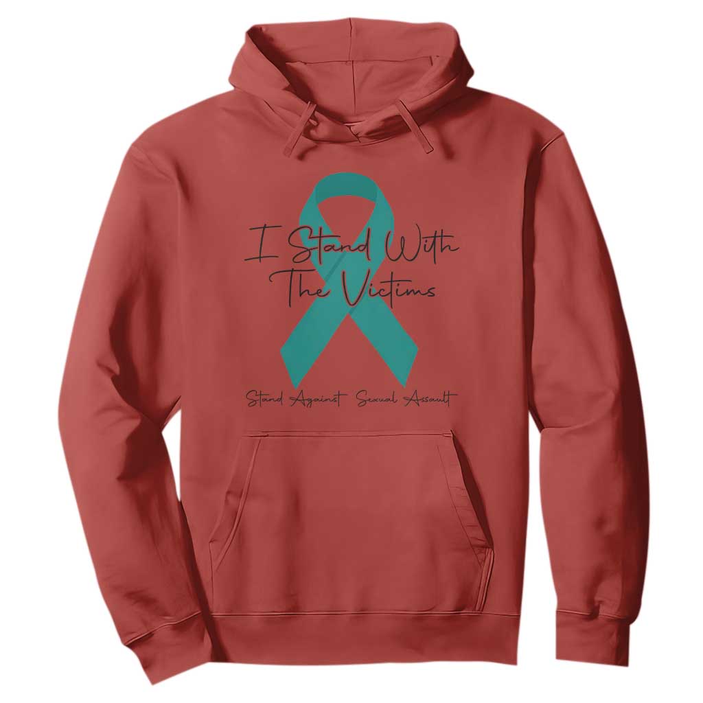 Sexual Assault Prevention Support Hoodie I Stand With The Victims