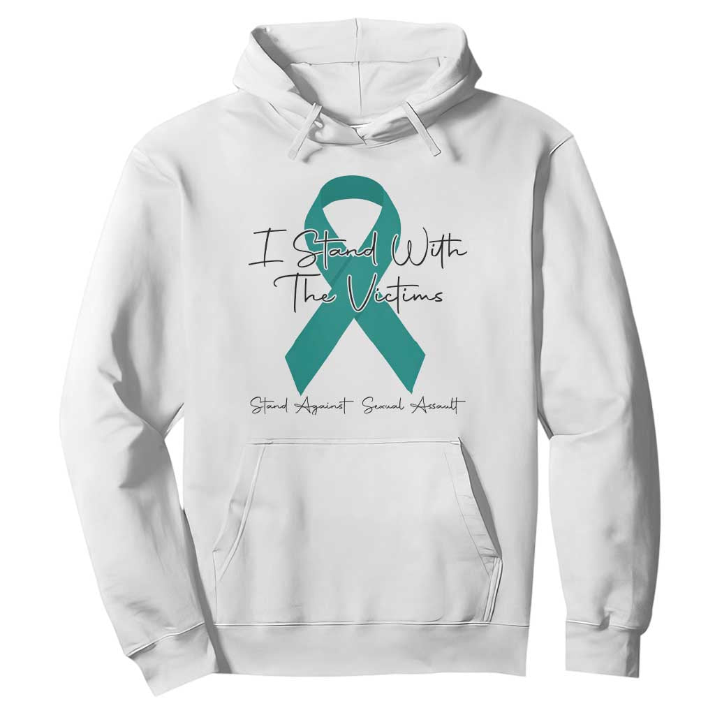 Sexual Assault Prevention Support Hoodie I Stand With The Victims