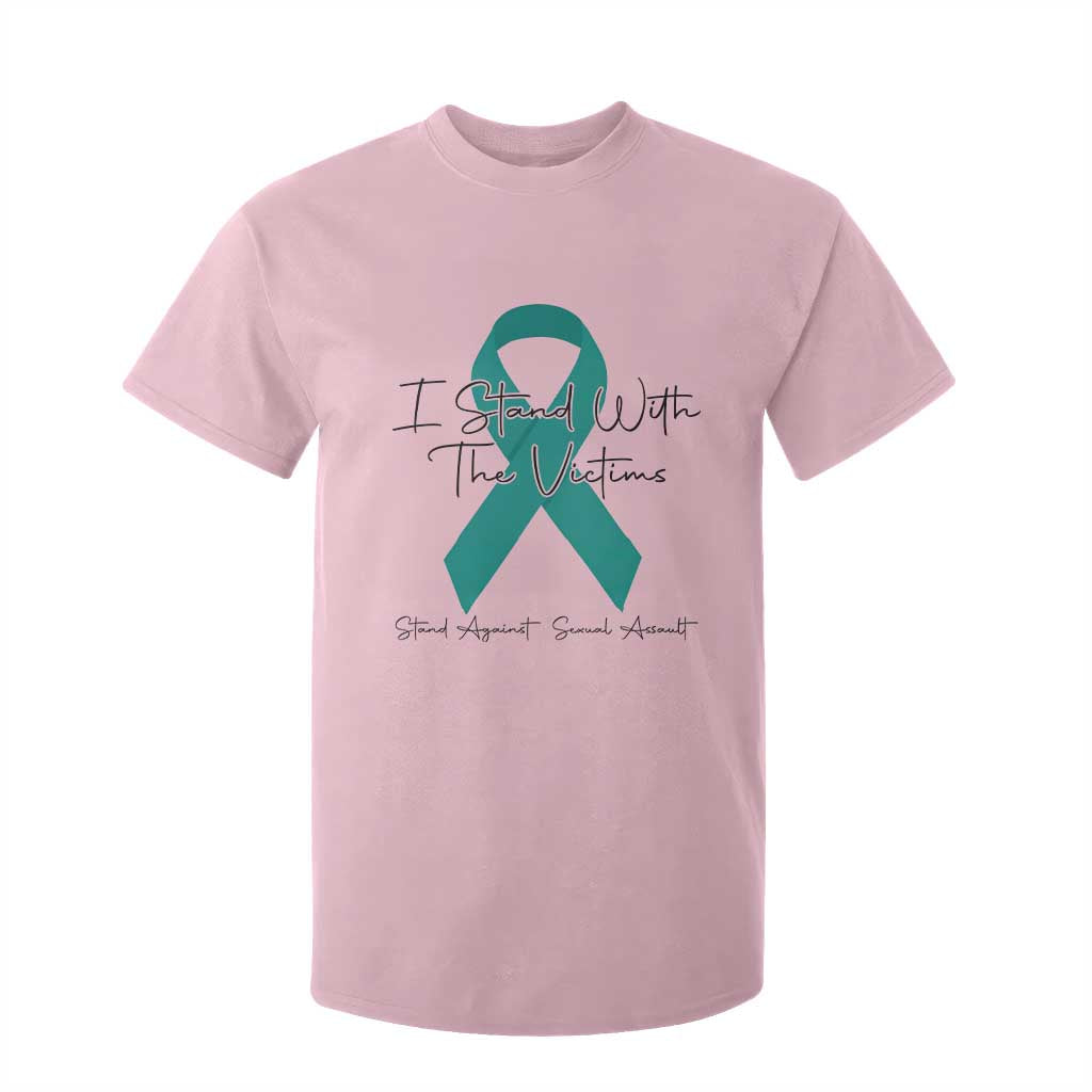 Sexual Assault Prevention Support T Shirt For Kid I Stand With The Victims