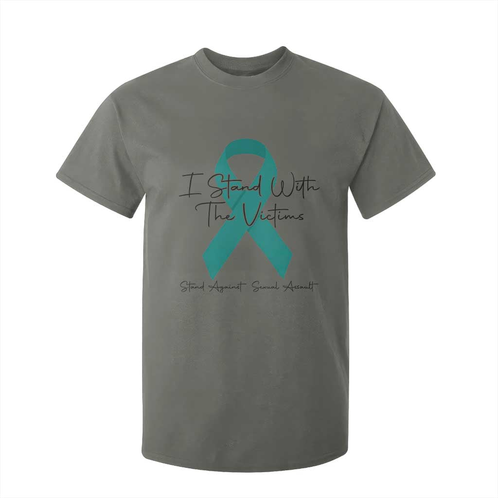 Sexual Assault Prevention Support T Shirt For Kid I Stand With The Victims