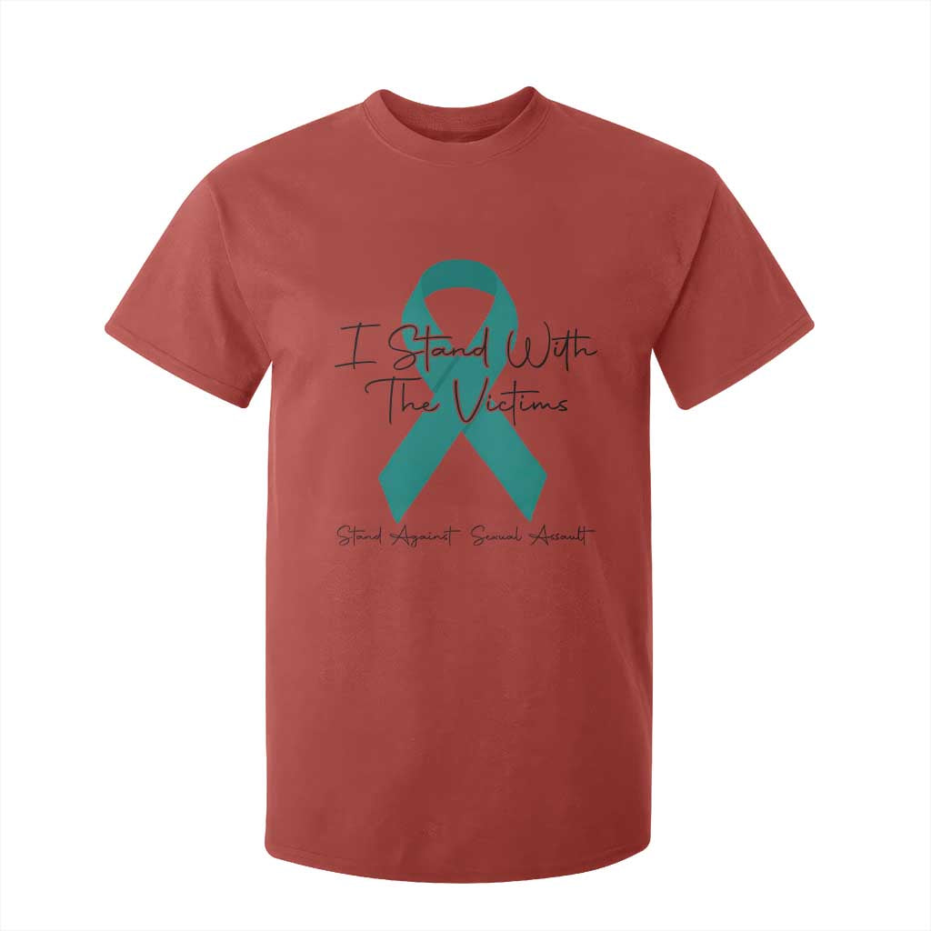 Sexual Assault Prevention Support T Shirt For Kid I Stand With The Victims