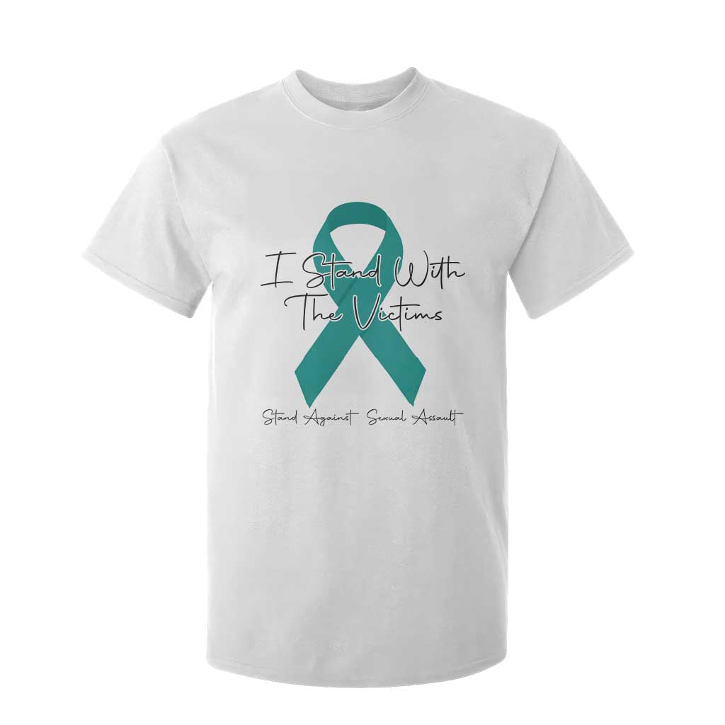 Sexual Assault Prevention Support T Shirt For Kid I Stand With The Victims