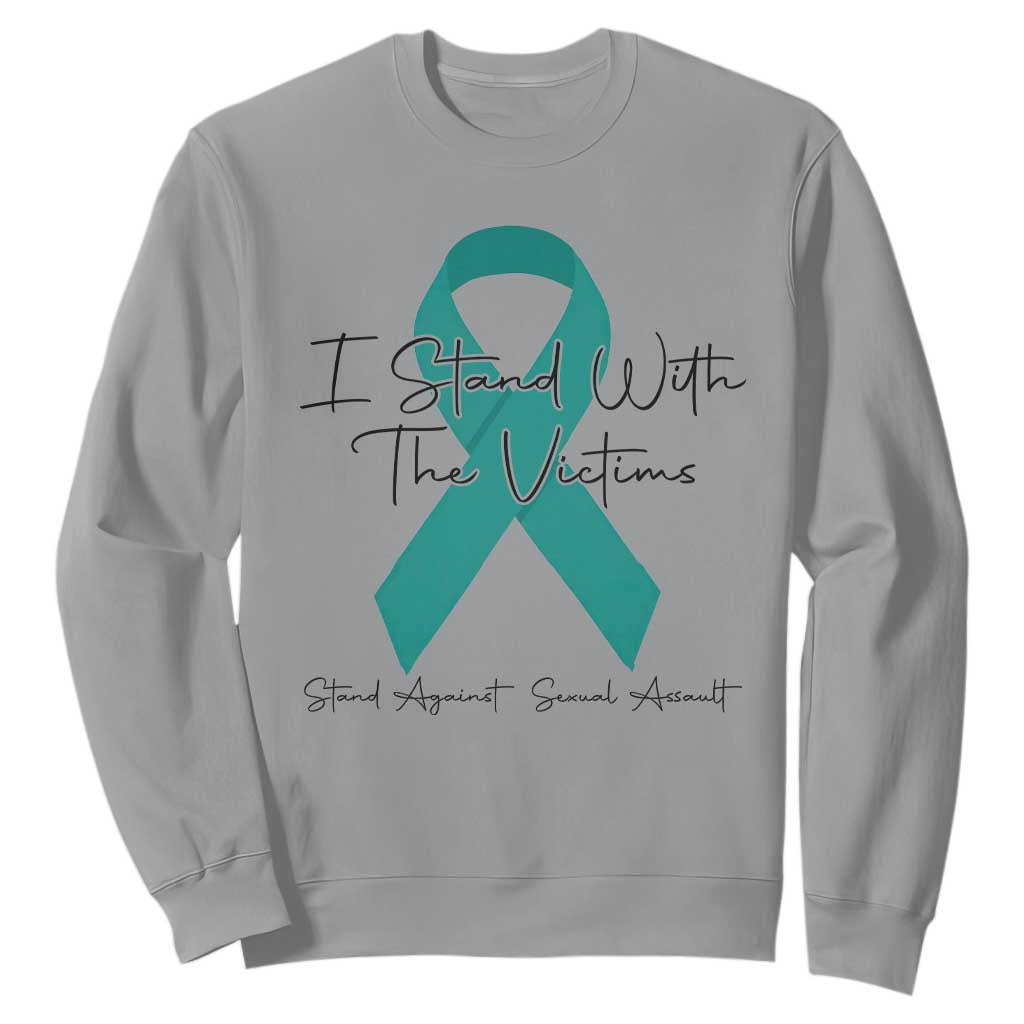 Sexual Assault Prevention Support Sweatshirt I Stand With The Victims