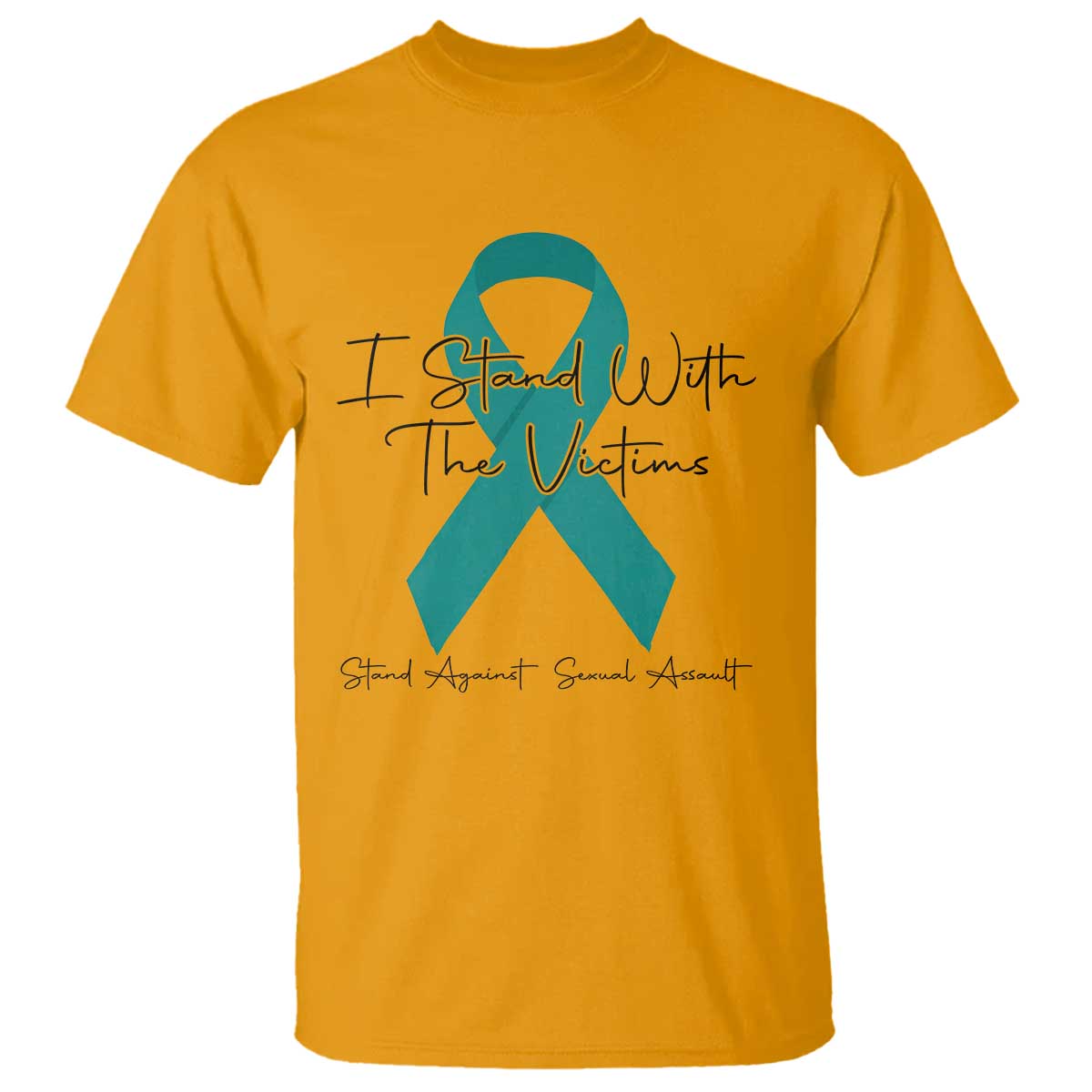 Sexual Assault Prevention Support T Shirt I Stand With The Victims