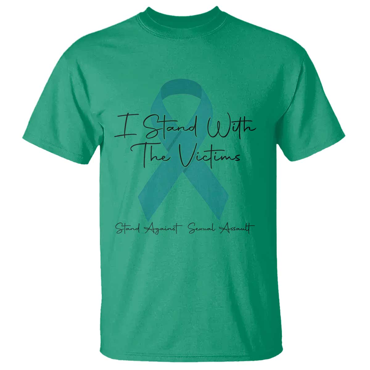 Sexual Assault Prevention Support T Shirt I Stand With The Victims