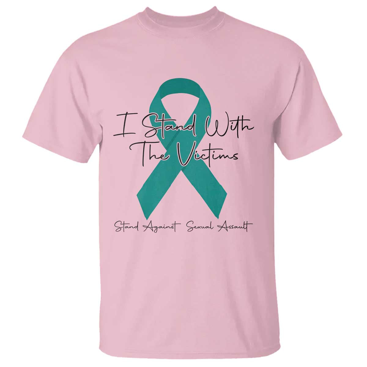 Sexual Assault Prevention Support T Shirt I Stand With The Victims