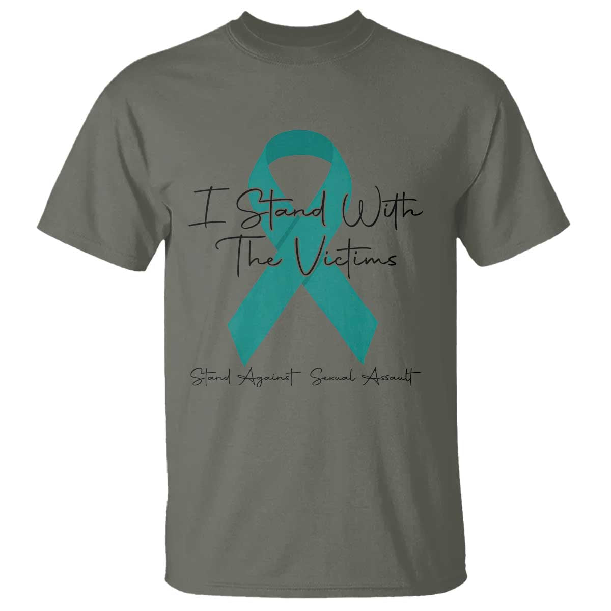 Sexual Assault Prevention Support T Shirt I Stand With The Victims