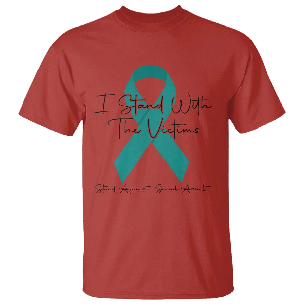 Sexual Assault Prevention Support T Shirt I Stand With The Victims