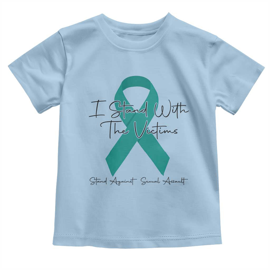 Sexual Assault Prevention Support Toddler T Shirt I Stand With The Victims