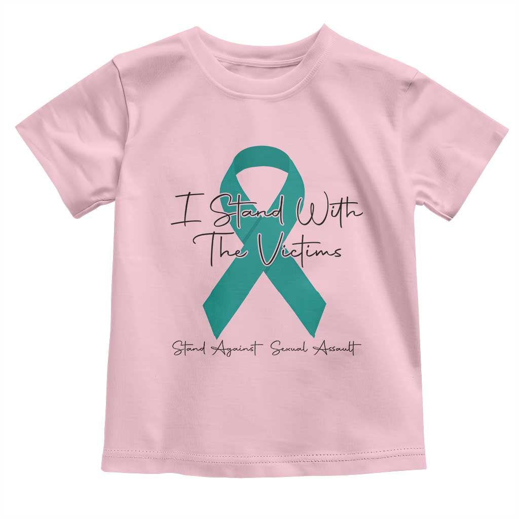 Sexual Assault Prevention Support Toddler T Shirt I Stand With The Victims