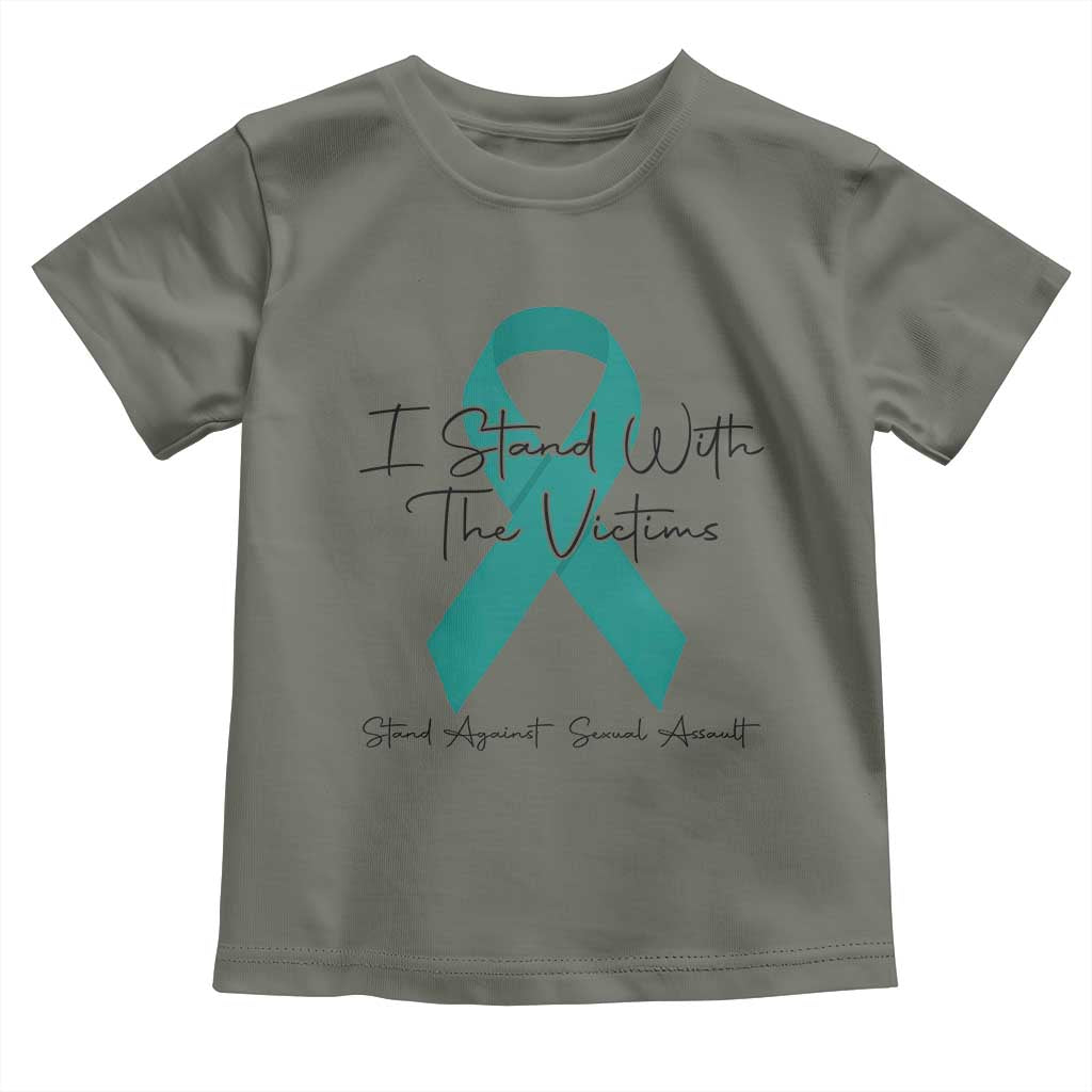 Sexual Assault Prevention Support Toddler T Shirt I Stand With The Victims