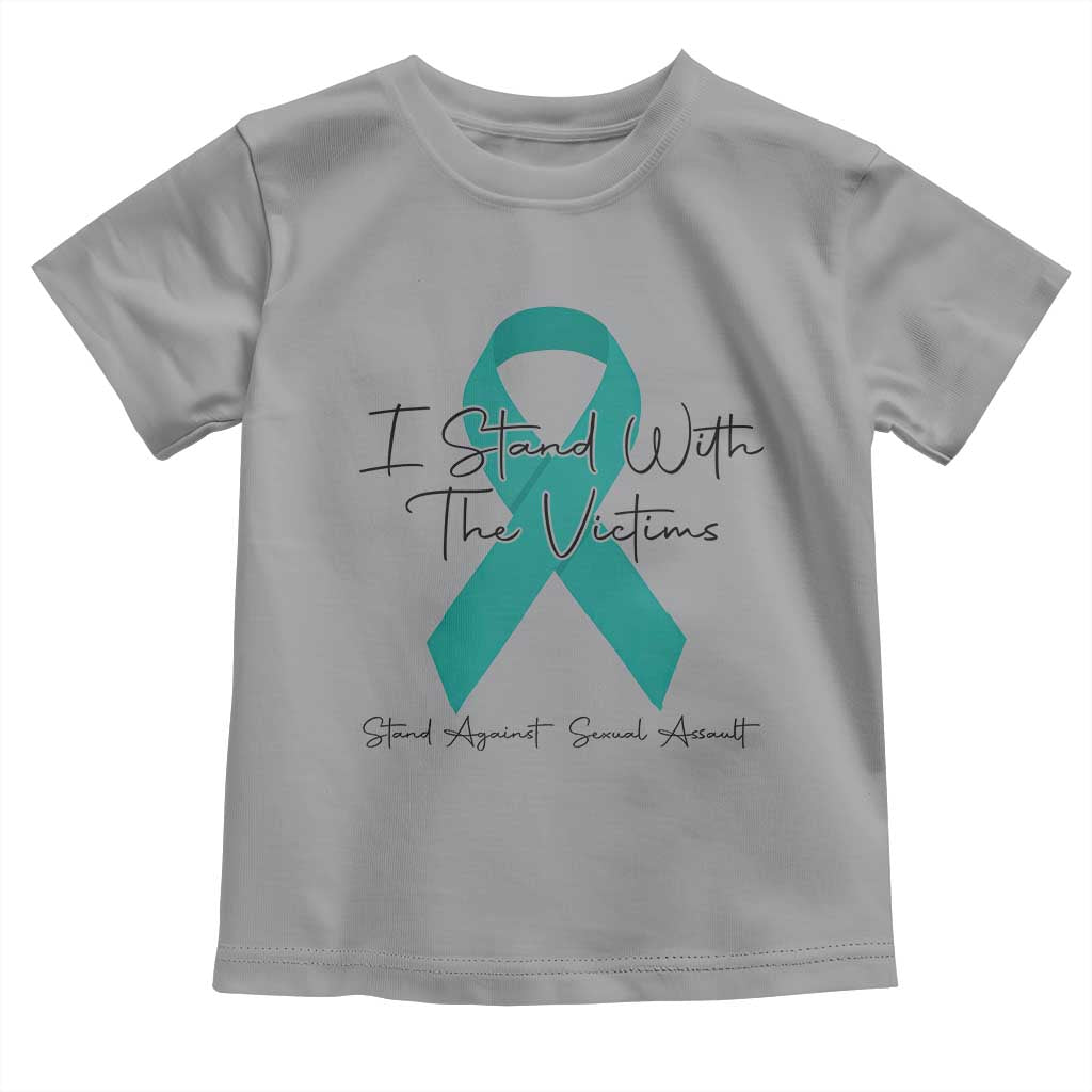 Sexual Assault Prevention Support Toddler T Shirt I Stand With The Victims