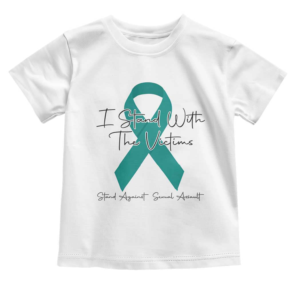 Sexual Assault Prevention Support Toddler T Shirt I Stand With The Victims