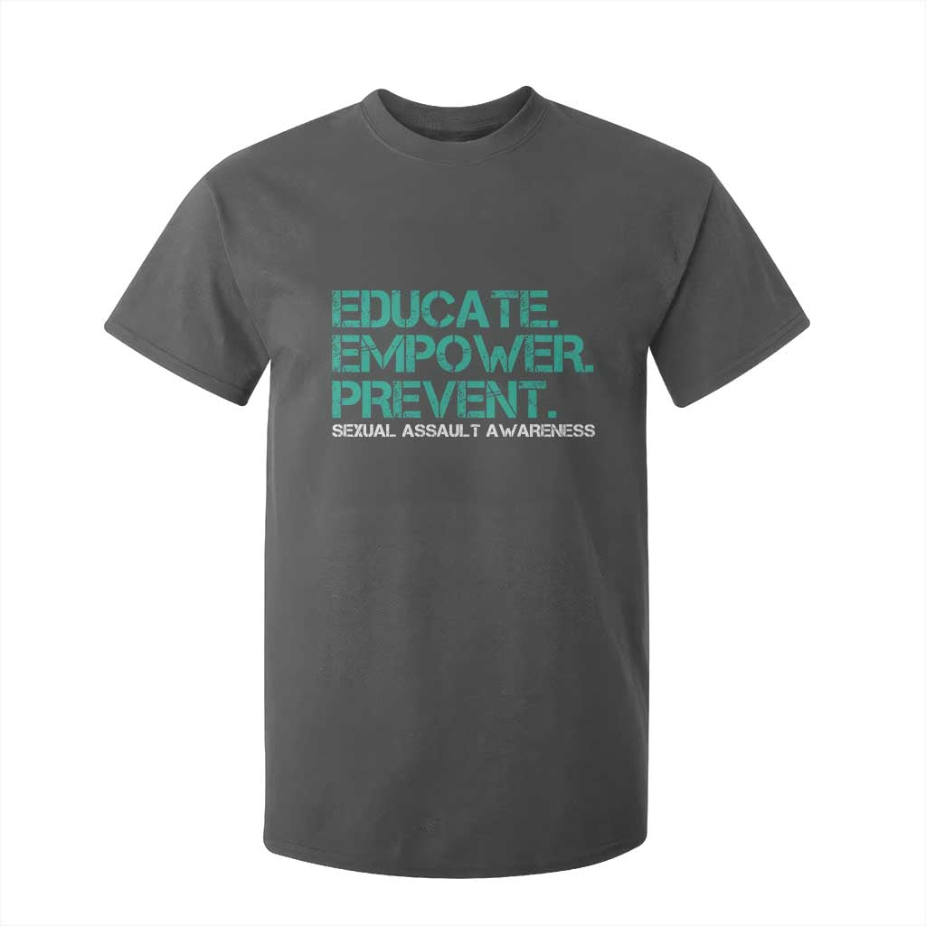 Sexual Assault Prevention Support T Shirt For Kid Educate Empower Prevent