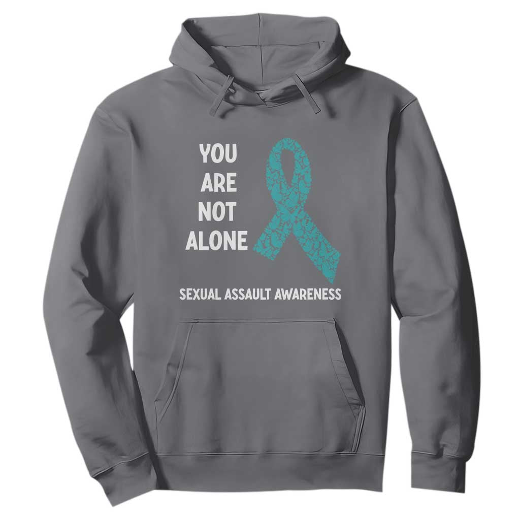 Sexual Assault Prevention Support Hoodie You Are Not Alone