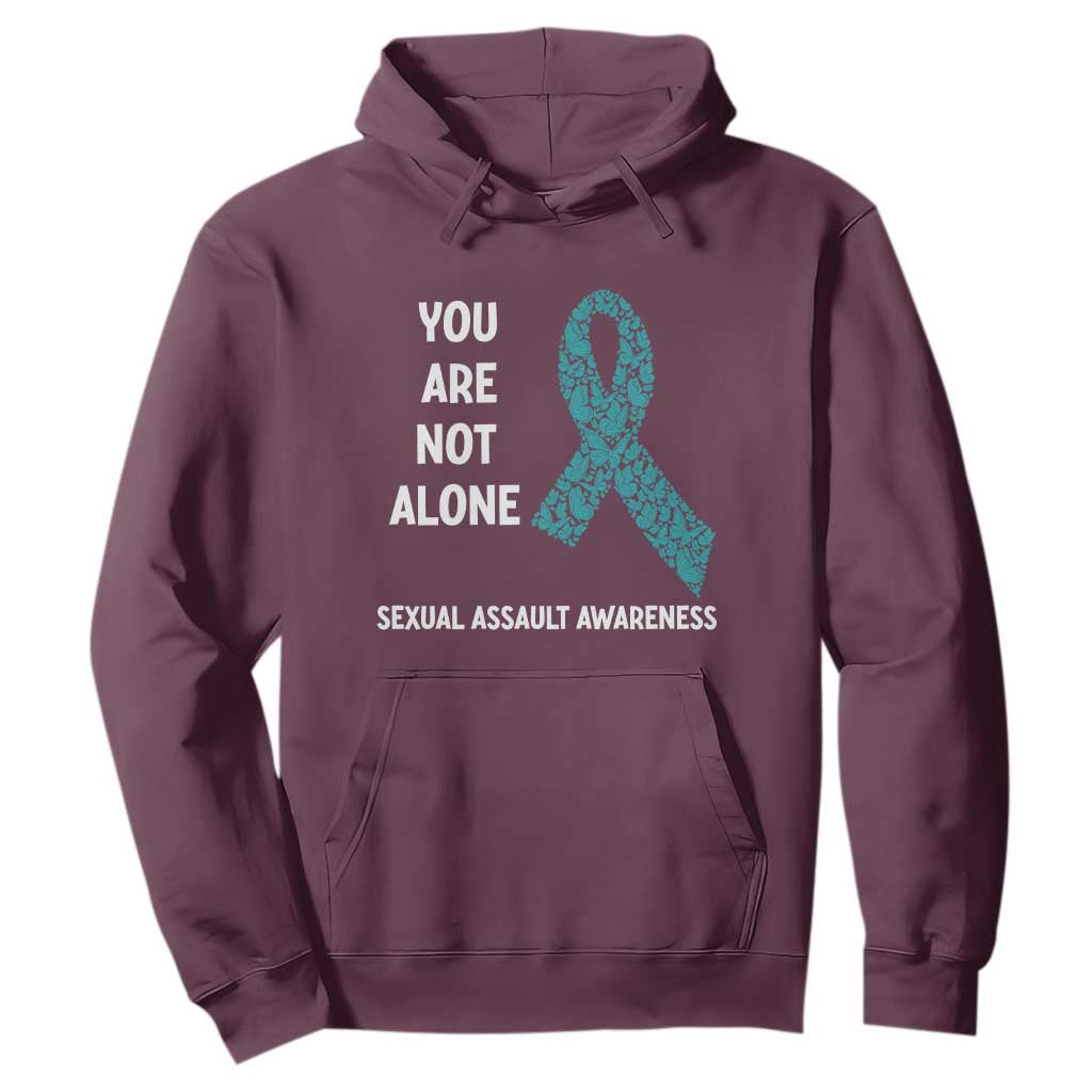Sexual Assault Prevention Support Hoodie You Are Not Alone