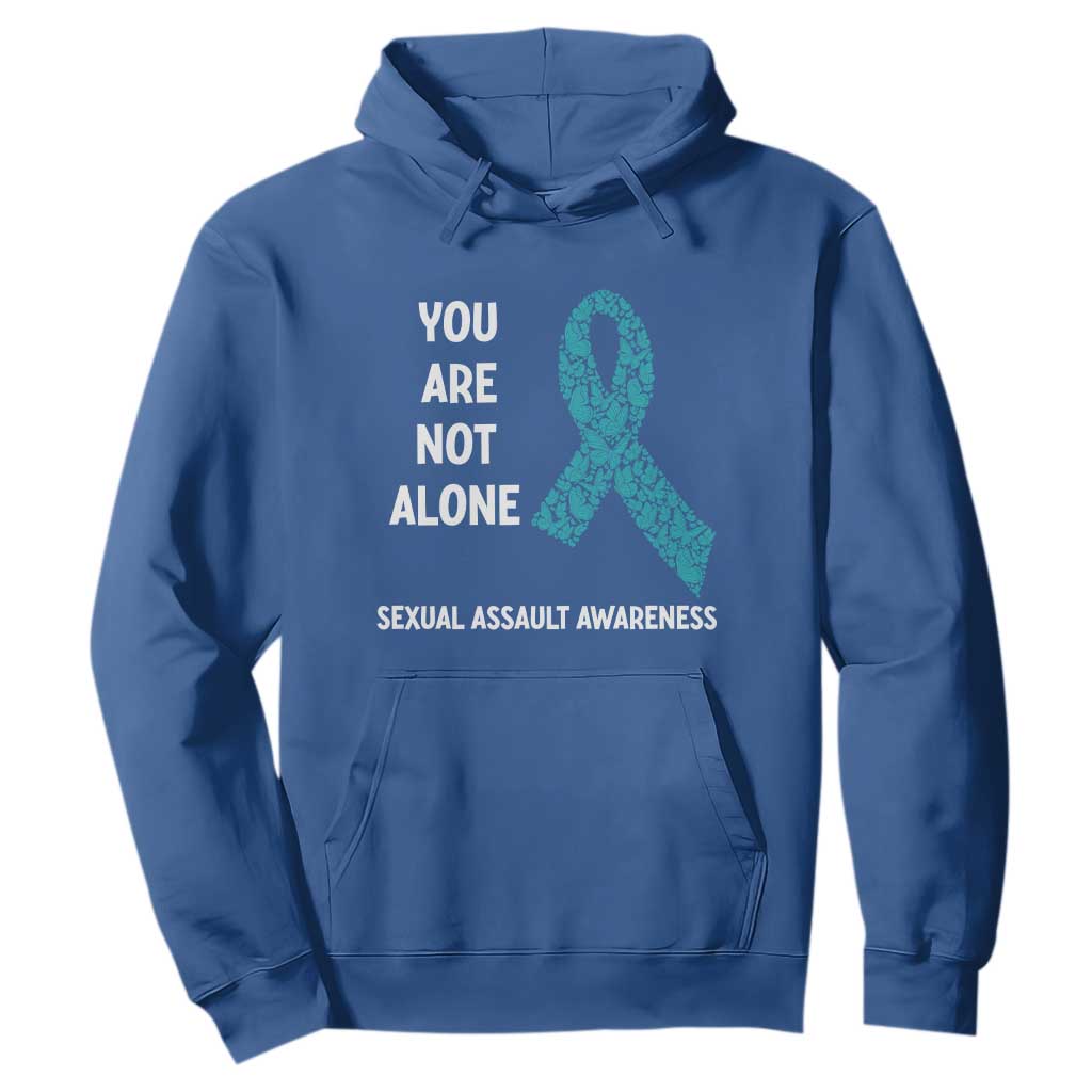 Sexual Assault Prevention Support Hoodie You Are Not Alone
