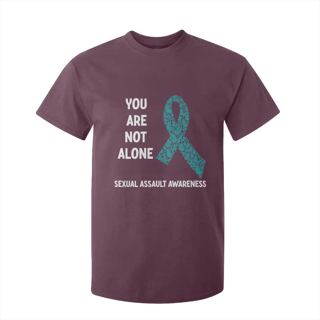 Sexual Assault Prevention Support T Shirt For Kid You Are Not Alone