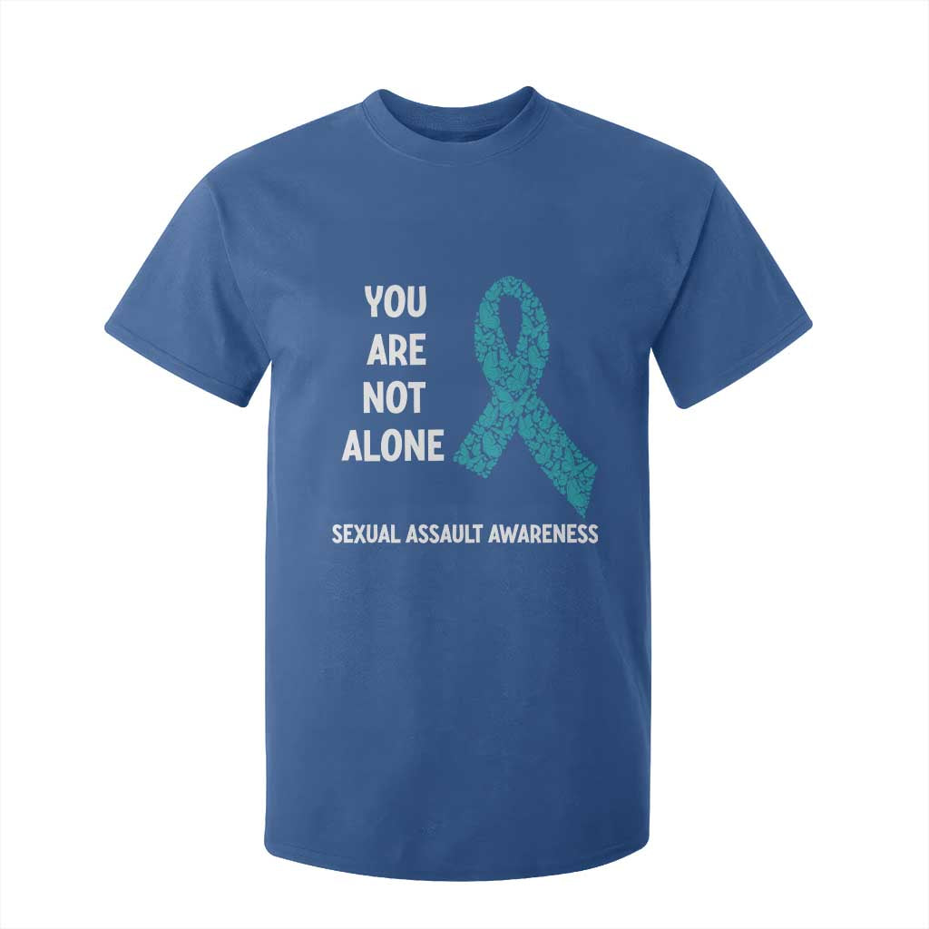 Sexual Assault Prevention Support T Shirt For Kid You Are Not Alone