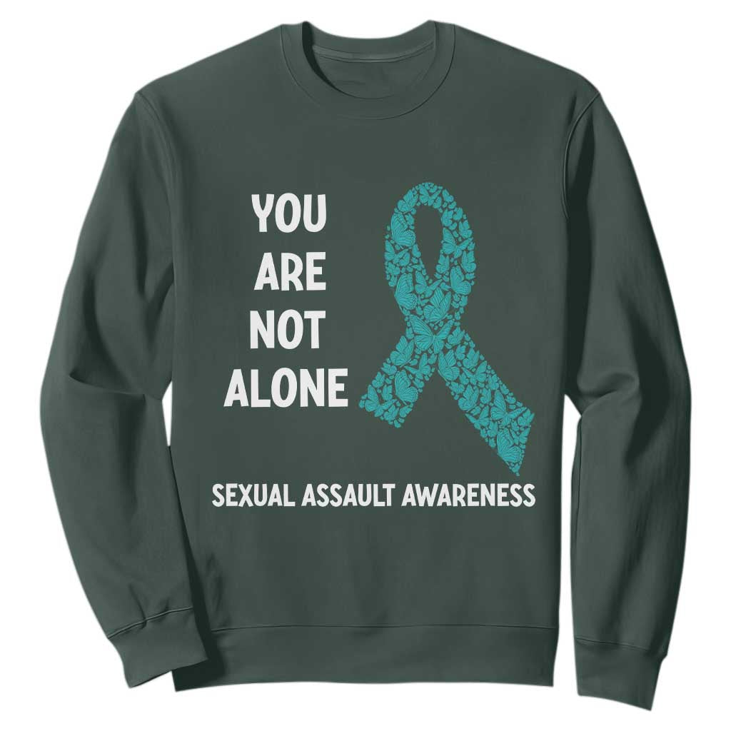 Sexual Assault Prevention Support Sweatshirt You Are Not Alone