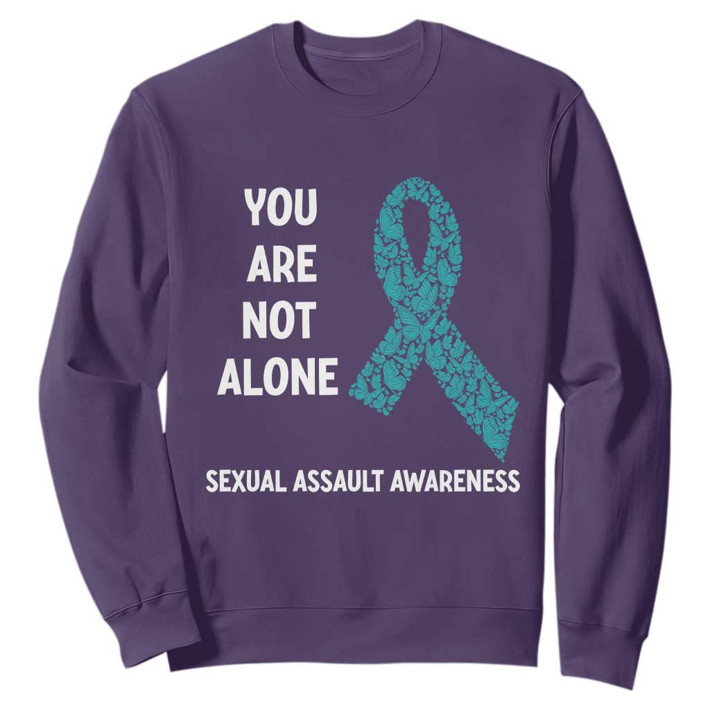 Sexual Assault Prevention Support Sweatshirt You Are Not Alone