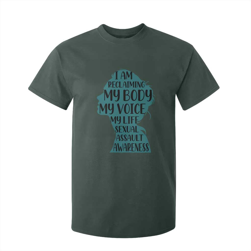 Sexual Assault Prevention Support T Shirt For Kid Women Support Survivors
