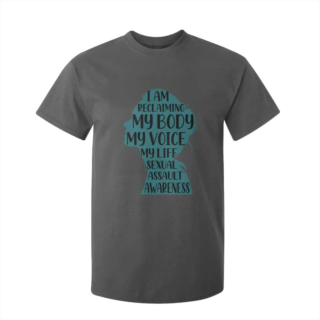 Sexual Assault Prevention Support T Shirt For Kid Women Support Survivors