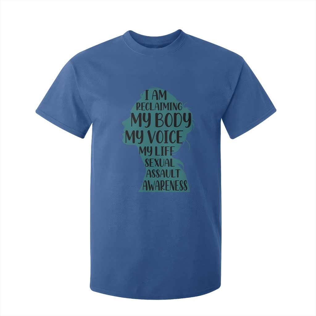 Sexual Assault Prevention Support T Shirt For Kid Women Support Survivors
