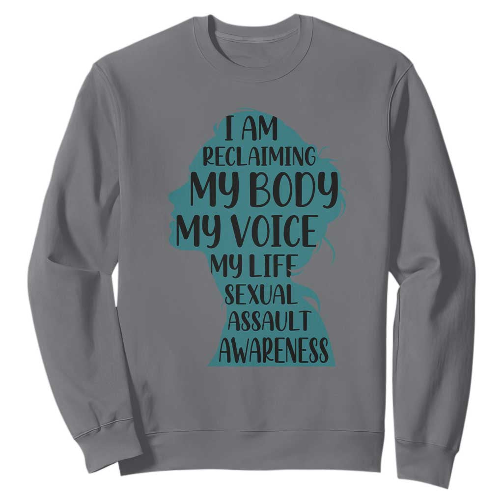 Sexual Assault Prevention Support Sweatshirt Women Support Survivors