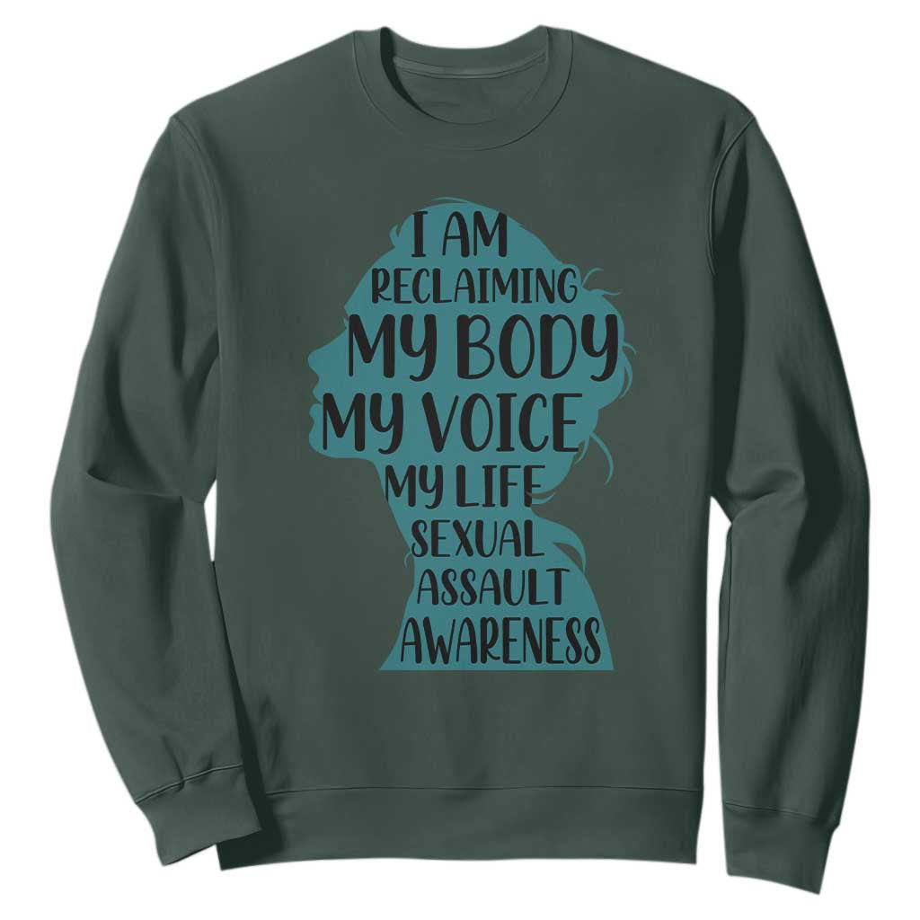 Sexual Assault Prevention Support Sweatshirt Women Support Survivors