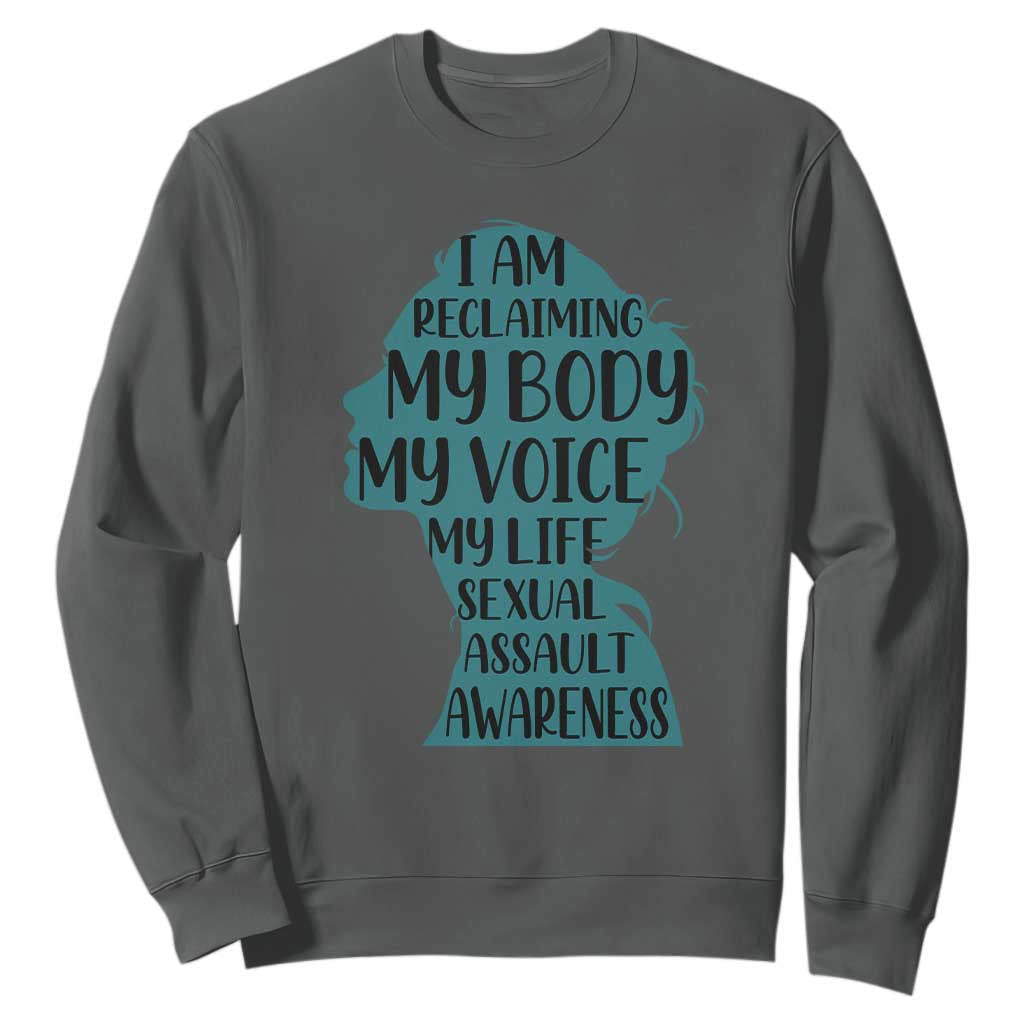 Sexual Assault Prevention Support Sweatshirt Women Support Survivors