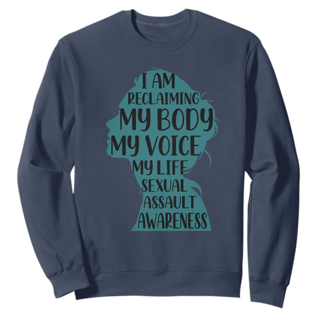 Sexual Assault Prevention Support Sweatshirt Women Support Survivors