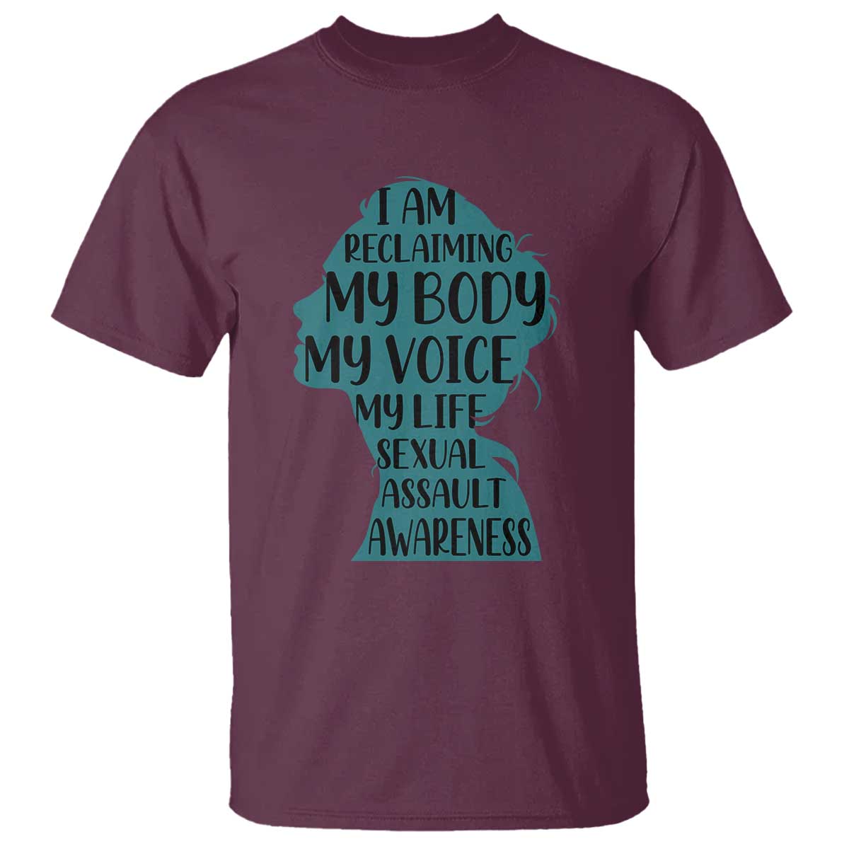 Sexual Assault Prevention Support T Shirt Women Support Survivors