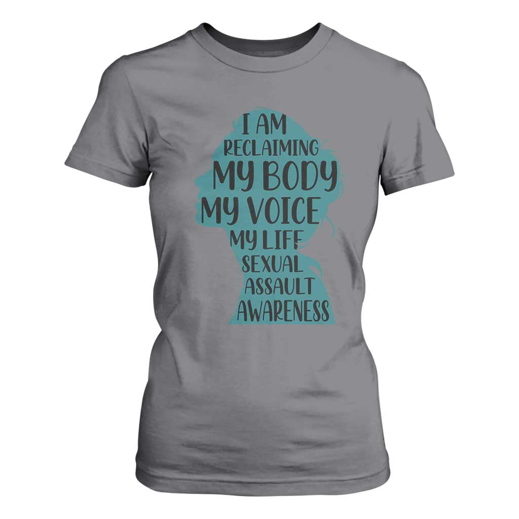 Sexual Assault Prevention Support T Shirt For Women Women Support Survivors
