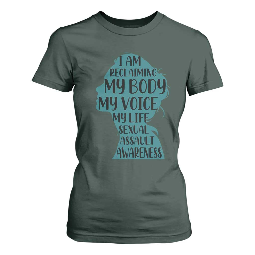 Sexual Assault Prevention Support T Shirt For Women Women Support Survivors