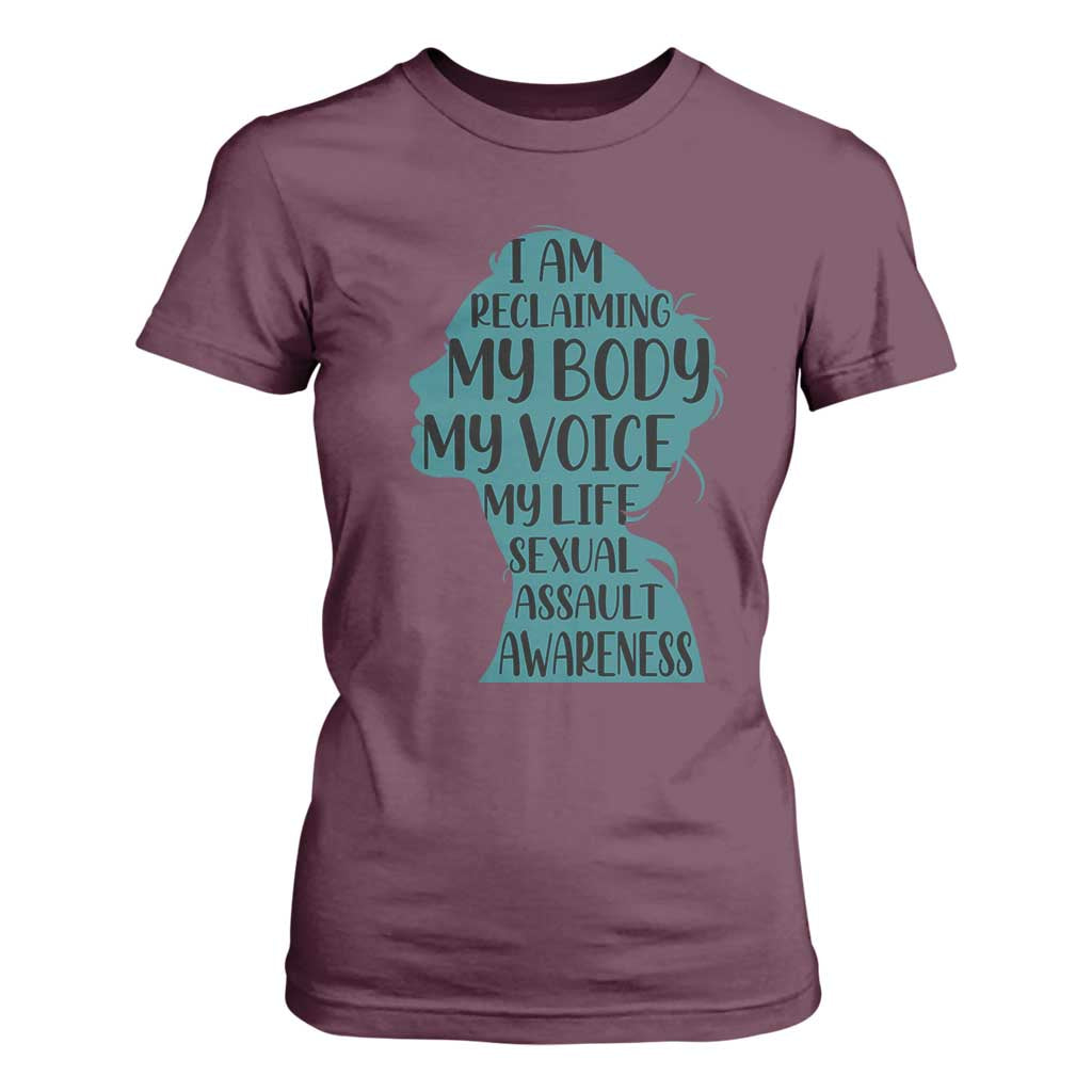 Sexual Assault Prevention Support T Shirt For Women Women Support Survivors