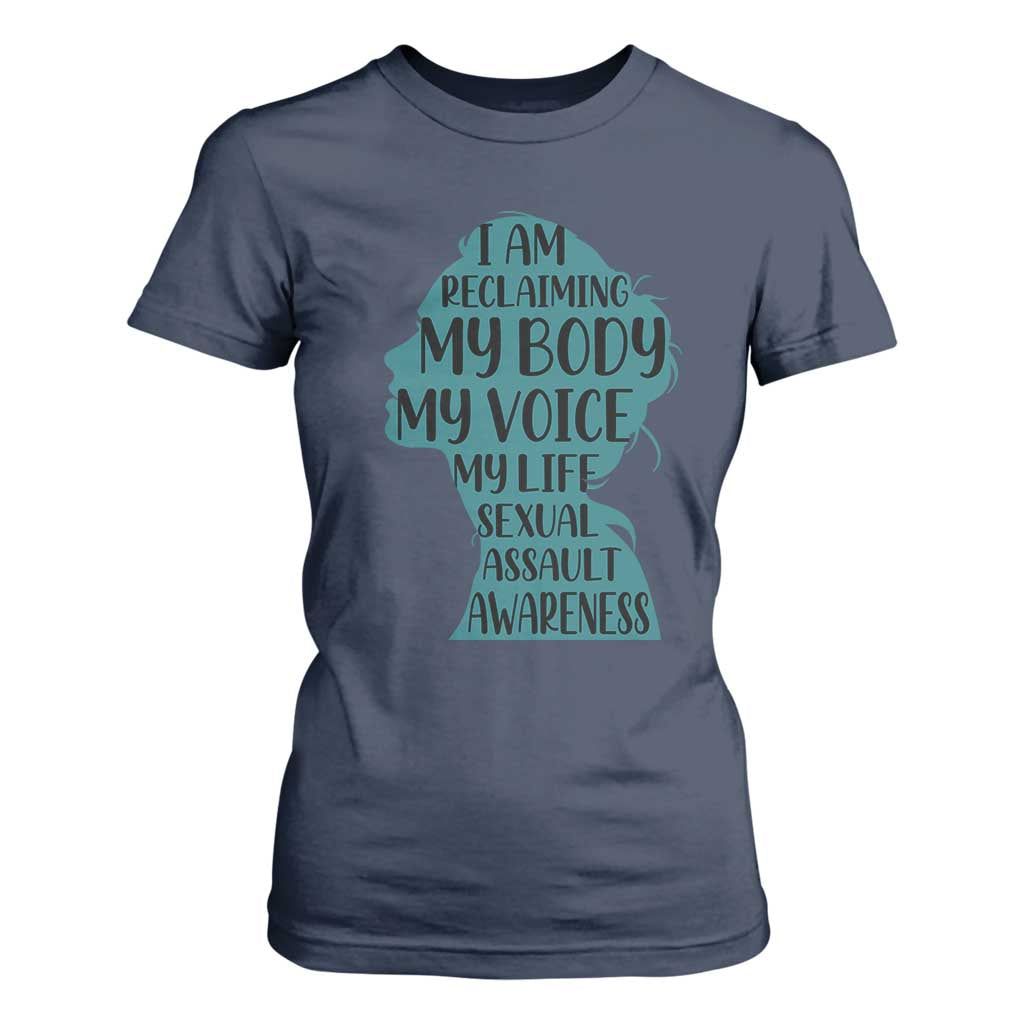 Sexual Assault Prevention Support T Shirt For Women Women Support Survivors