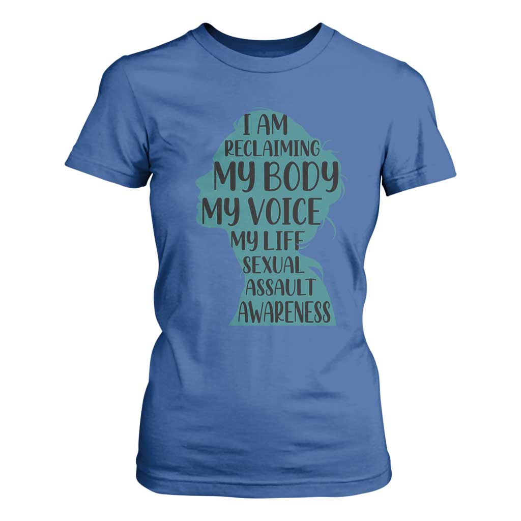 Sexual Assault Prevention Support T Shirt For Women Women Support Survivors