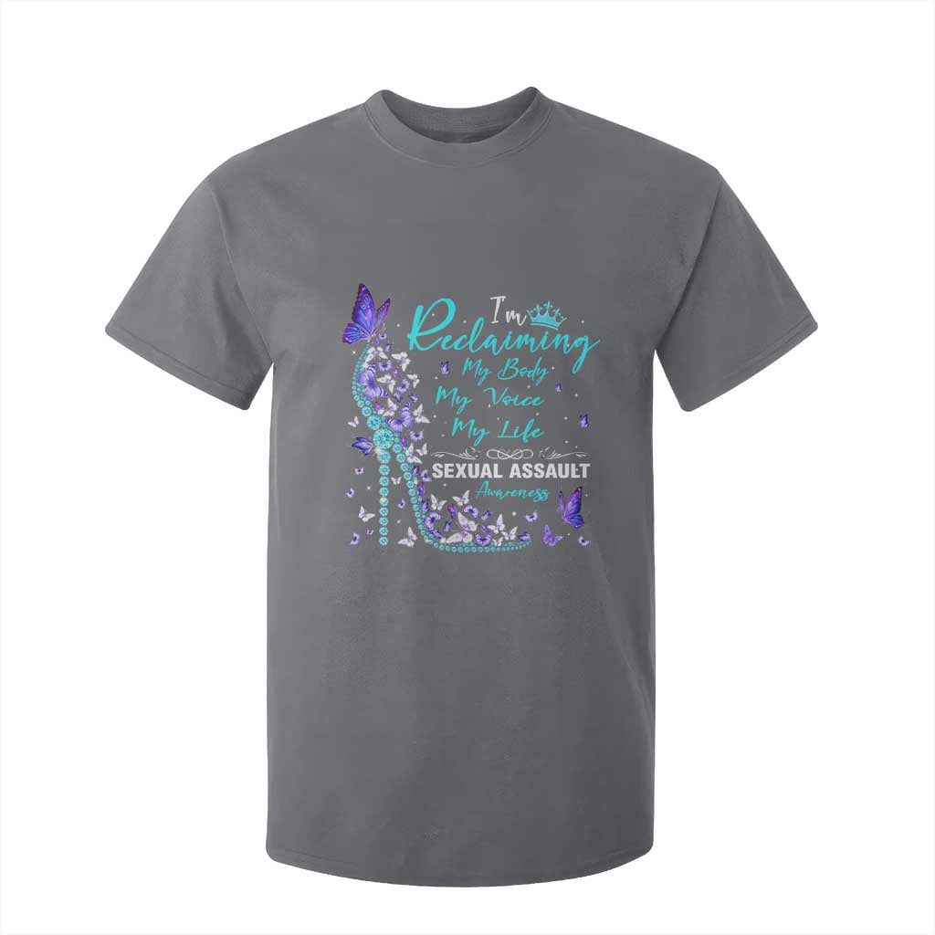 Sexual Assault Prevention Support T Shirt For Kid I Am Reclaiming My Body My Voice My Life Womens Rights