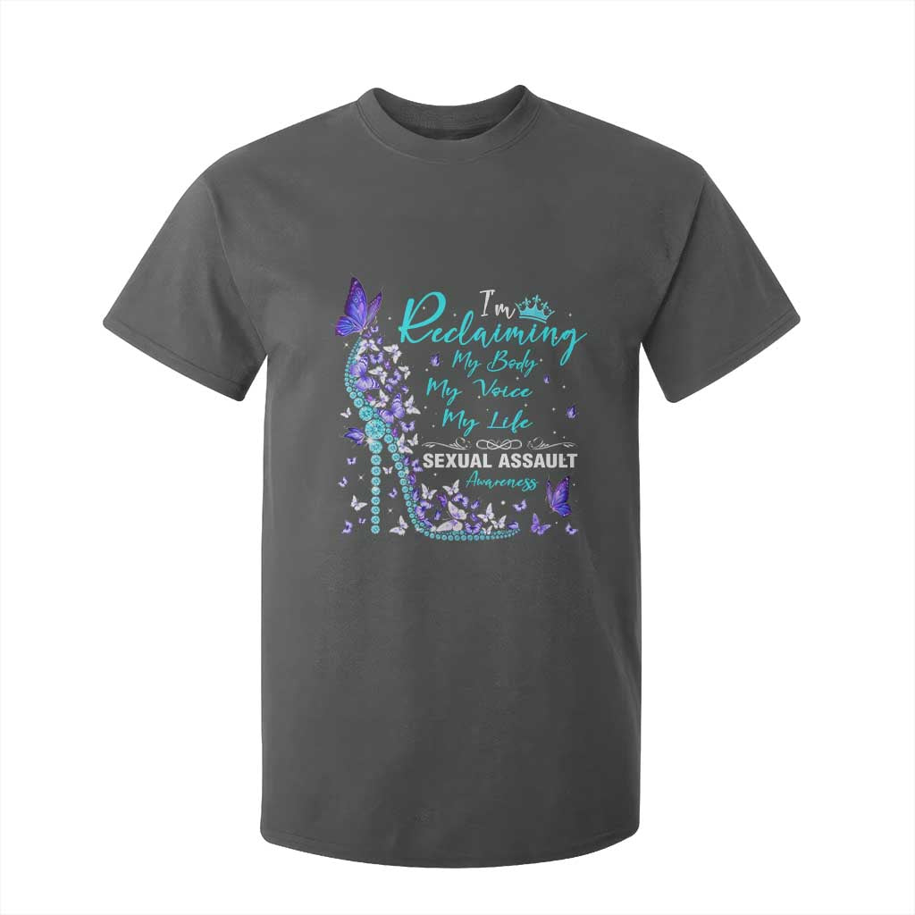 Sexual Assault Prevention Support T Shirt For Kid I Am Reclaiming My Body My Voice My Life Womens Rights
