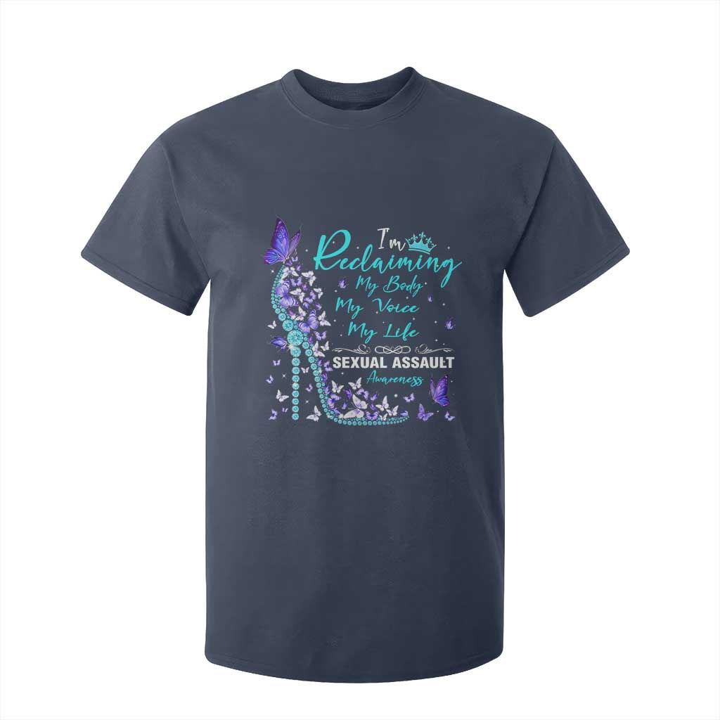 Sexual Assault Prevention Support T Shirt For Kid I Am Reclaiming My Body My Voice My Life Womens Rights