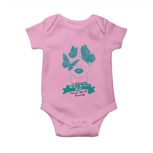 Sexual Assault Prevention Support Baby Onesie I Am Reclaiming My Body My Voice My Life