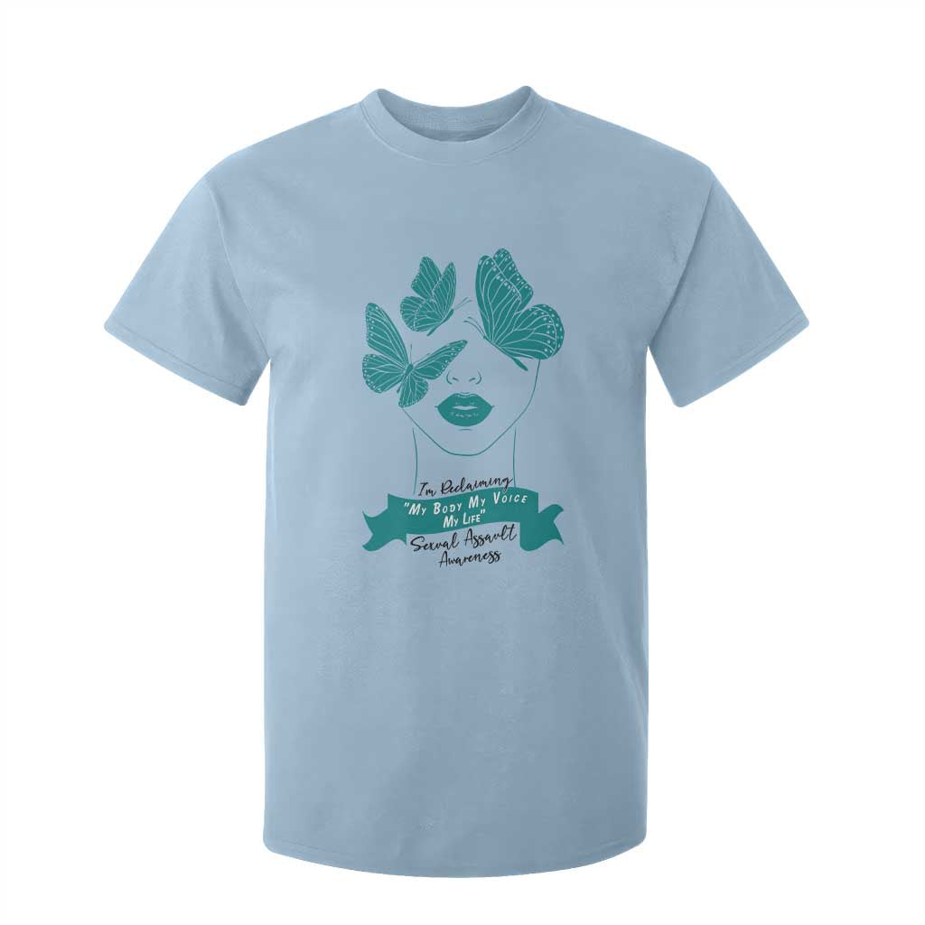 Sexual Assault Prevention Support T Shirt For Kid I Am Reclaiming My Body My Voice My Life