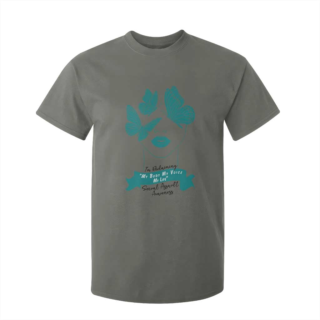 Sexual Assault Prevention Support T Shirt For Kid I Am Reclaiming My Body My Voice My Life