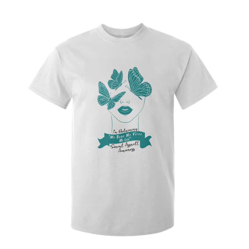 Sexual Assault Prevention Support T Shirt For Kid I Am Reclaiming My Body My Voice My Life