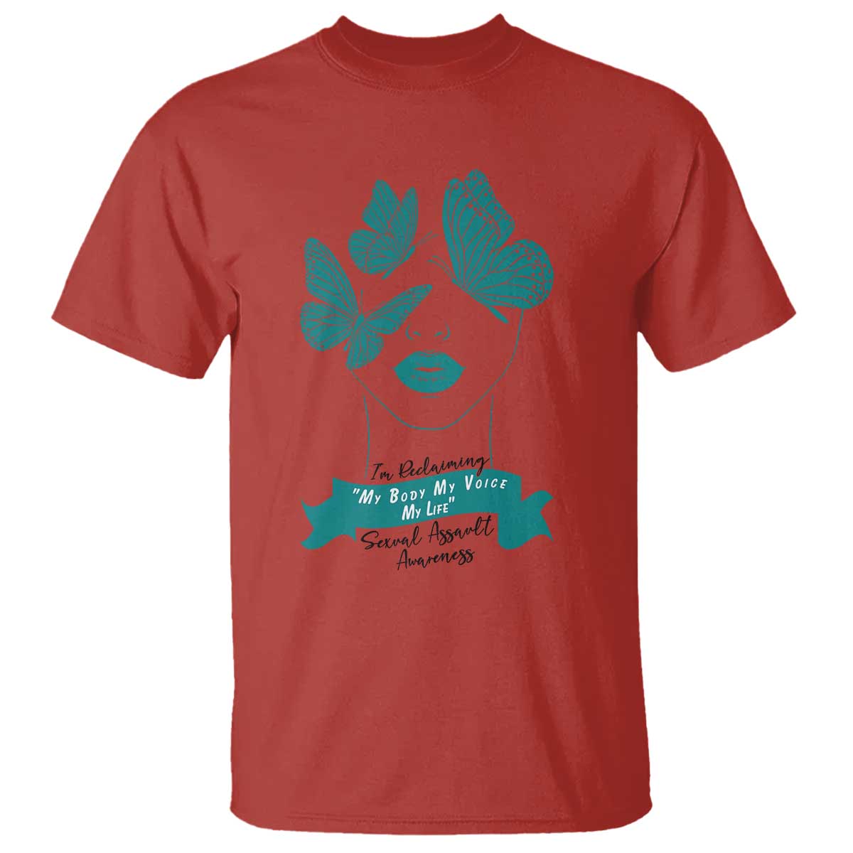 Sexual Assault Prevention Support T Shirt I Am Reclaiming My Body My Voice My Life