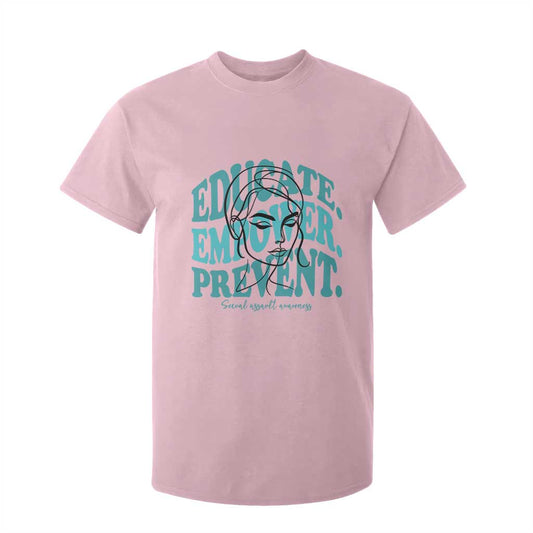 Sexual Assault Prevention Support T Shirt For Kid Educate Empower Prevent Women's Right
