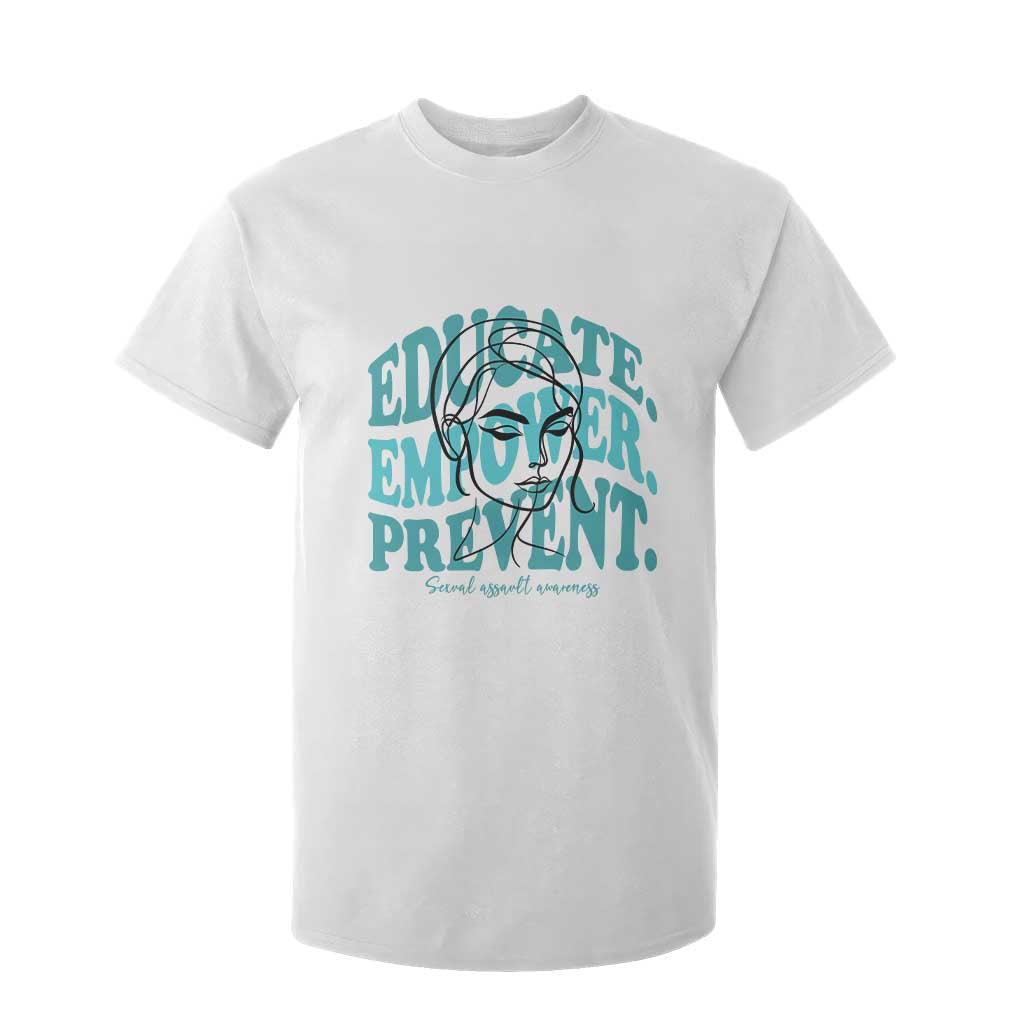 Sexual Assault Prevention Support T Shirt For Kid Educate Empower Prevent Women's Right