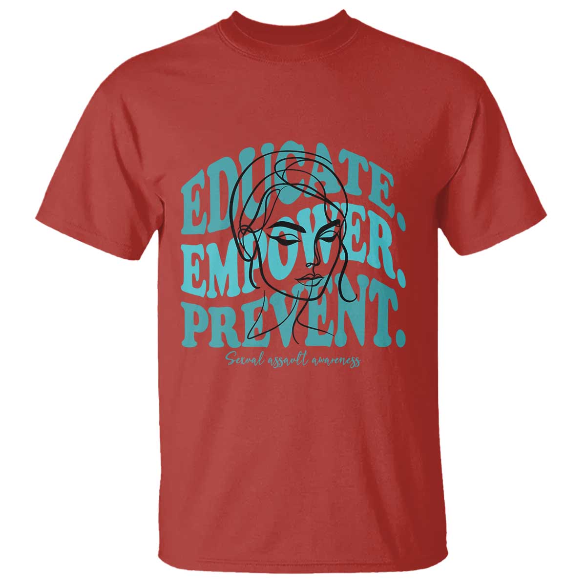 Sexual Assault Prevention Support T Shirt Educate Empower Prevent Women's Right